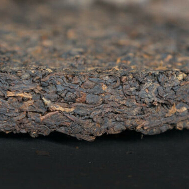 357g Ripe Pu-erh Tea, Yunnan Xiaguan Puer Tea, Big Snow Shang Golden Ribbon Tea