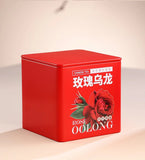 Floral Fruit Tea for Women’s Wellness  Tin Can Rose Oolong Tea with Rose Petals