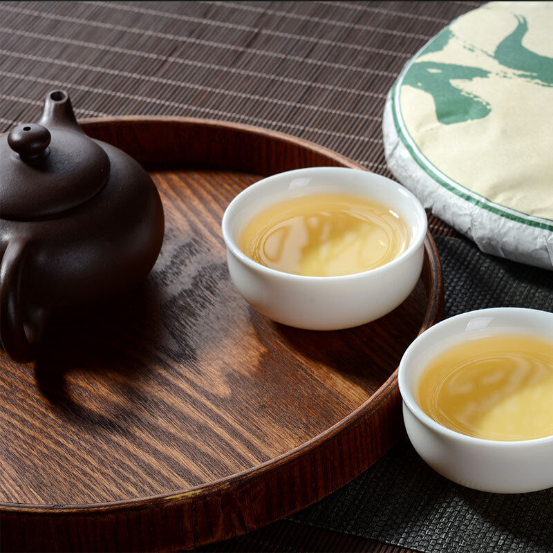 Puerh Tea Cake Raw Tea Spring Tea Ancient Tree Pu'er Tea Qizi Cake 357g