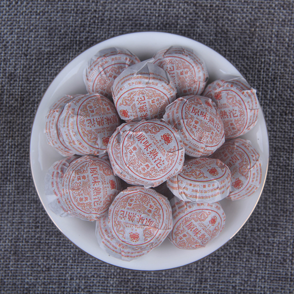 500g Mini Small Tuo Original Mellow Tea Yunnan Menghai Pu-erh Tea Ripe Tea