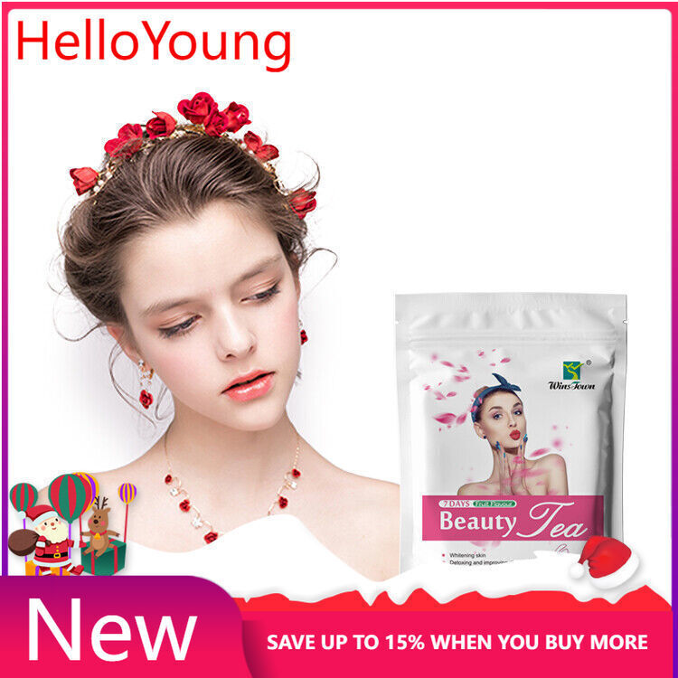 Skinny Tea Skin Beauty Glow Herbal Glowing Skin Complexion 7 Days Beauty Tea Main image