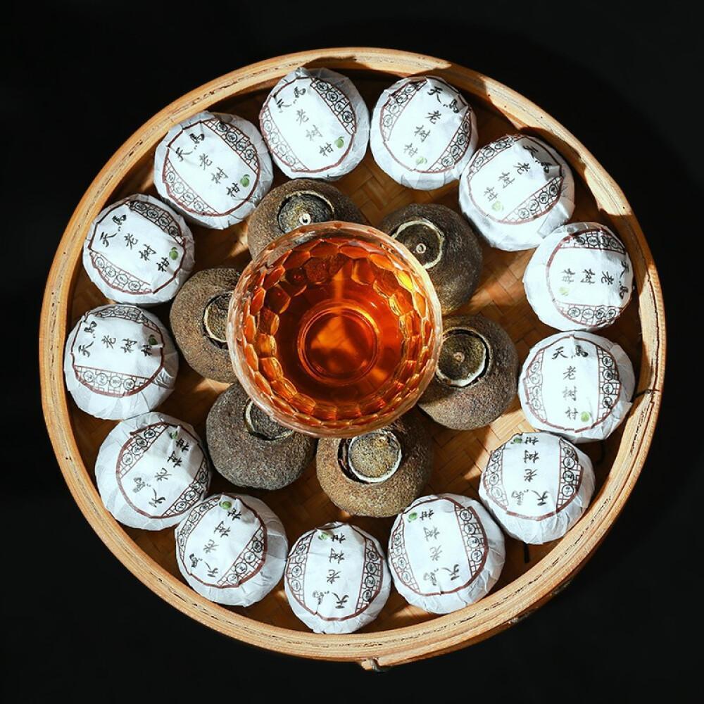 Natural Tea Bag Xiao Qing Gan Superior puer TeaHealth Care 20-30 small bags 250g Secondary image
