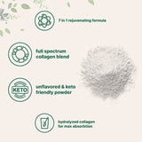 Multi Collagen Protein Powder, 2 Pounds – Type I,II,III,V,X with Biotin 10000...