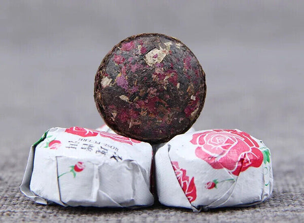 Yunnan Rose Flavor Mini Puer Tuo Cha Shu Puer Loose Flavor Tea Rose Pu Er Tea
