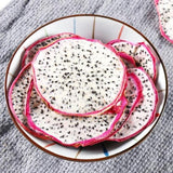 Organic Dried White Pitaya Slices, Dragon Fruit Slices, Pitaya