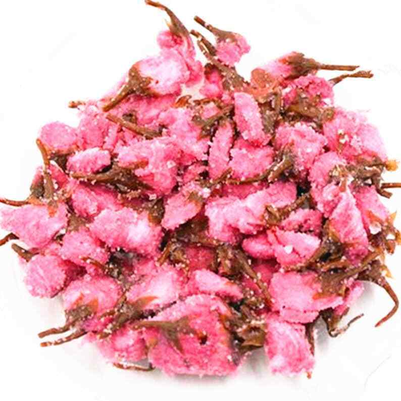 50g Japanese Traditional Salted Sakura Cha Cherry Blossoms Preserved Flower Tea Main image