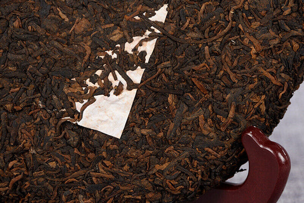 357g Puerh Ripe Tea Cake Healthy Drink 357g 宫廷王熟茶饼