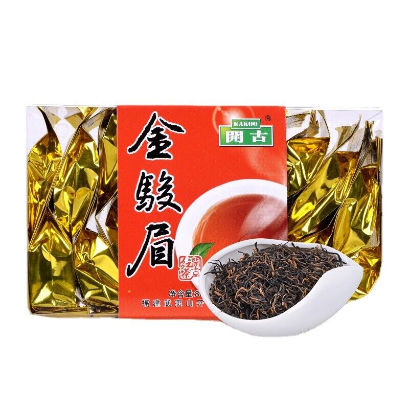 Jinjunmei Fujian Wuyishan Min Black Tea Tea Bagged Tea 16 Packs/Box 80g Main image