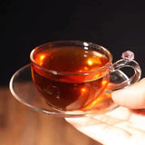 500g Menghai Rose-Flavored Mini Xiaotuo Pu'er Tea Healthy Natural Cooked