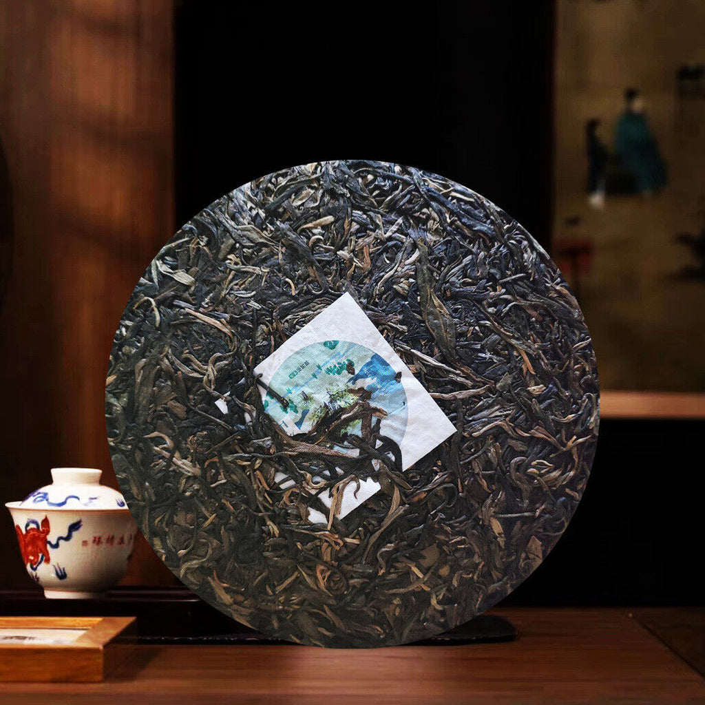 Sleepy Deer Mountain Raw Tea Cha Ma Gu Dao Pu'er Tea High Aroma Sweet Taste 357g