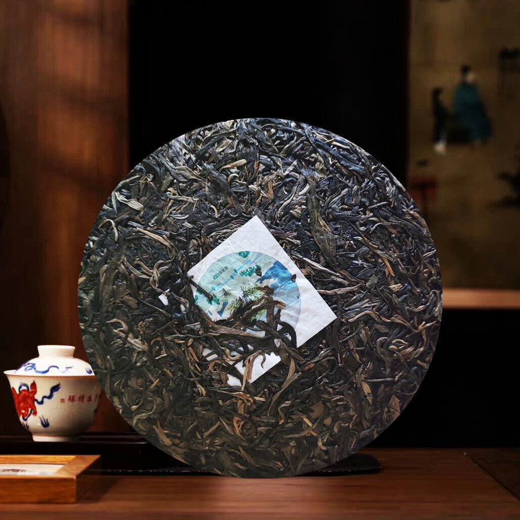 Sleepy Deer Mountain Raw Tea Cha Ma Gu Dao Pu'er Tea High Aroma Sweet Taste 357g