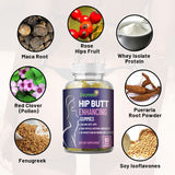 Private Label Hip Butt Enhancing Gummies Rose Hips Fruit 60 Vegan Gummies