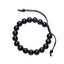 Obsidian Magnetic Therapy Bracelet Weight Loss Unisex Slimmy Natural Stone Black
