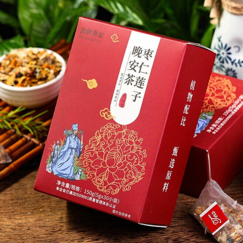 150g Jujube Seed & Lotus Good Night Tea - Herbal Wellness Blend for Relaxation Secondary image
