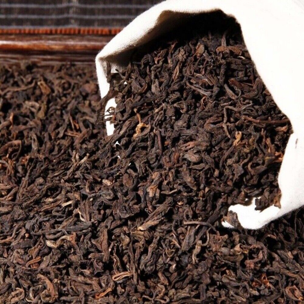 Premium Yunnan China Loose Leaf Black Puer Tea Ripened Cooked  Bulk Puerh Tea