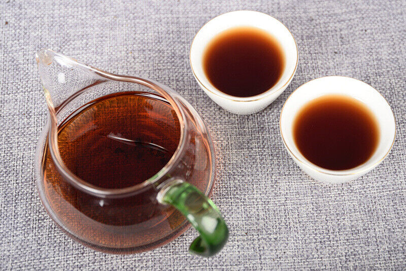 50g Yiwu Ripe Cake Yunnan Tea Yiwu Tea District Pu'er Tea Orchid Fragrance