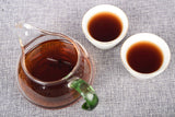50g Yiwu Ripe Cake Yunnan Tea Yiwu Tea District Pu'er Tea Orchid Fragrance