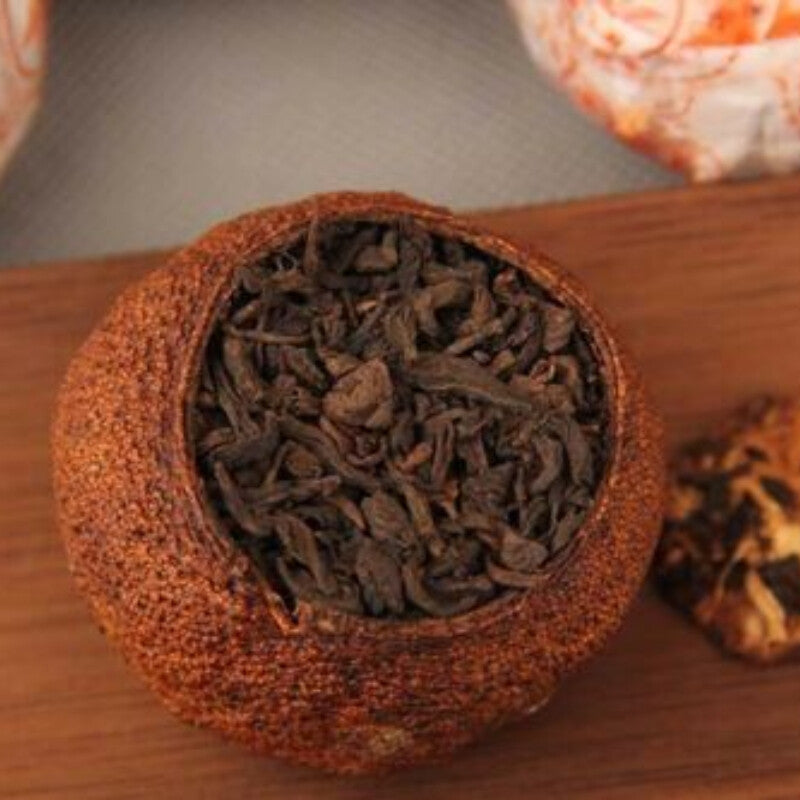 Orange Skin Puerh Pu'er Loose Tea PEI YU Xinhui Aged Chenpi Ripe Puer Tea 312