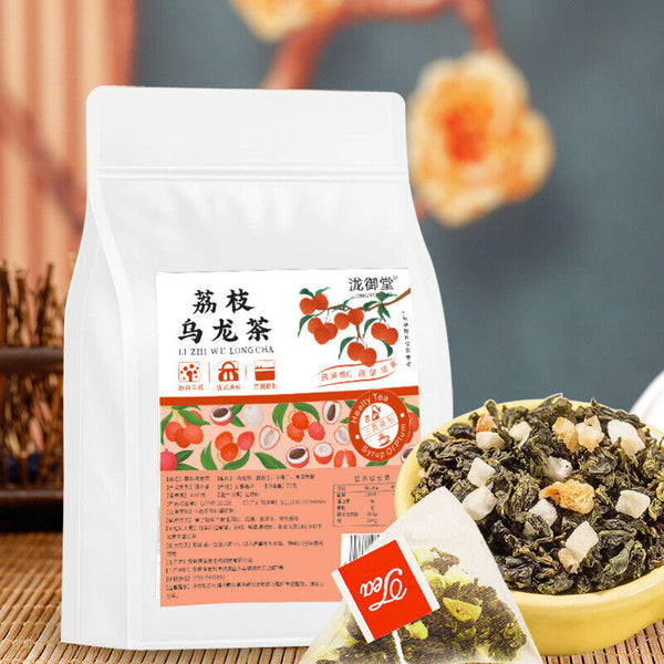 Lychee Oolong Fruit Tea Combo Cold Hot Brew Herbal Tea Bags Healthy Drink