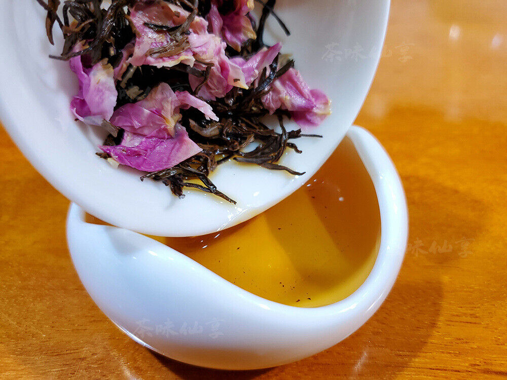 New Rose Tea Jiuqu Red Plum Longjing Heavy Rose Tea High Mountain Tea 10g