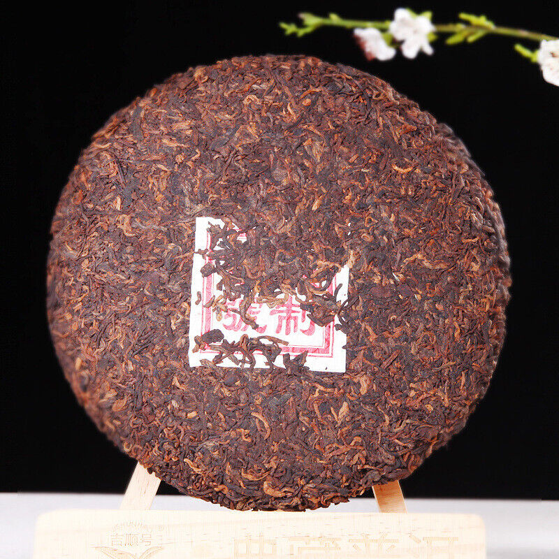 Yunnan Pu'er Tea Old Banzhang Mature Tea Qizi Cake Pu'er Tea Mature Tea 357g
