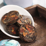 Chenpi White Tea Slice Small Tea Cake Aged Gongmei Biscuit Tea Tin 500g