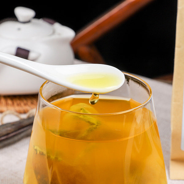 Herbal Tea with Chicory Poria Pueraria Lily and Mulberry in Kraft Paper Bag