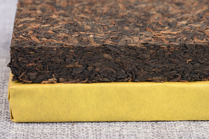 Yunnan Pu'er Ripe Tea Golden Bud Ripe Tea Brick 250g