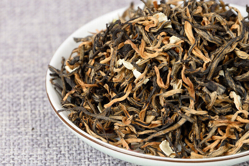 Yunnan Tea Jasmine Dian Hong Tea Jasmine Mao Feng Dian Hong Tea 100g 3.5 Oz