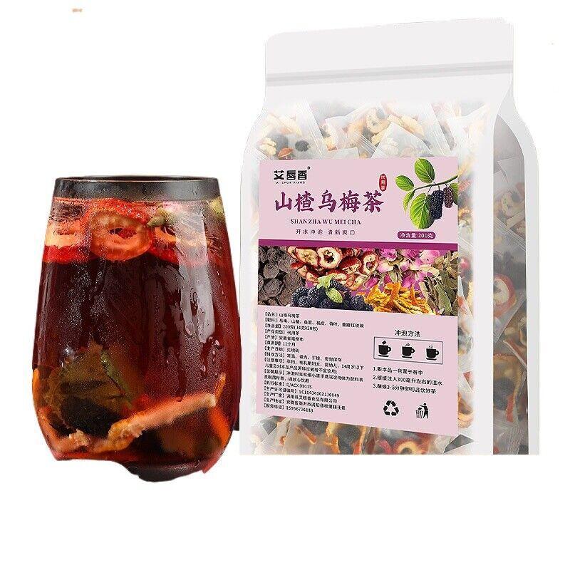 Natural ebony hawthorn, orange peel, lotus leaf tea, fruit tea (10g * 20 packs) Main image