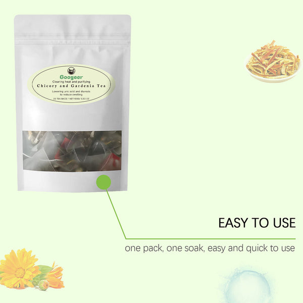 Chicory and Gardenia Tea Dandelion Wolfberry Organic Kidney Liver Chinese Tea