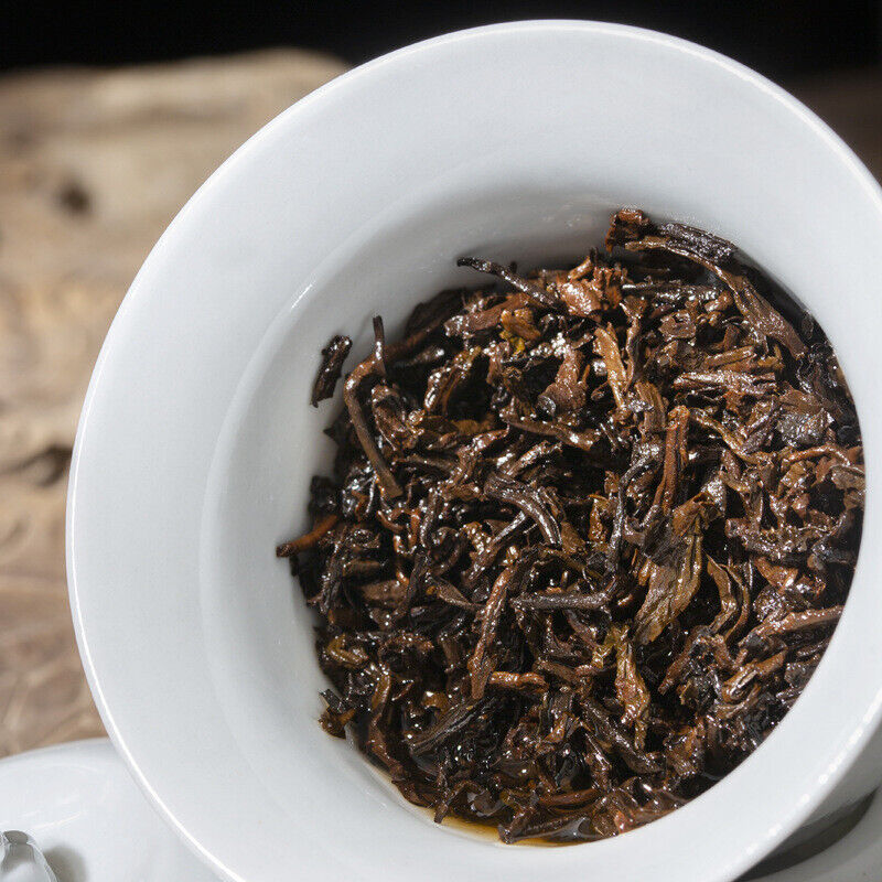 Yiwu Scrape Wind Zhai Puerh Tea Palace Material Puerh Ripe Tea Cake 357g/12.59oz