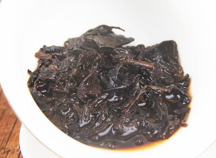 357g Puerh Ripe Tea Cake 普洱茶熟茶 金毫熟茶饼易武正山茶金易武饼茶