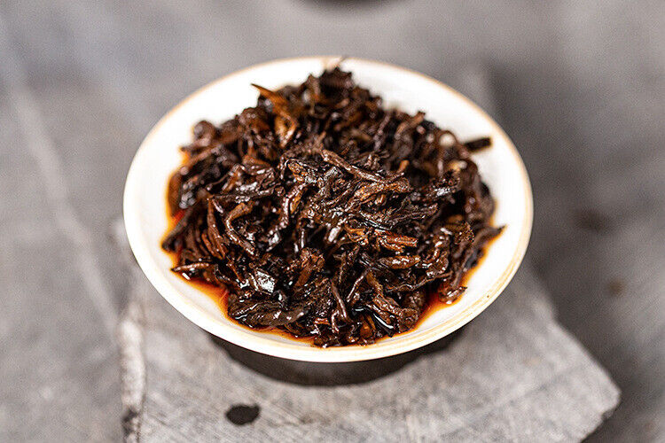 Lao Banzhang Golden Bud Ripe Tea Yunnan Pu'er Ripe Tea Pu'er 375g