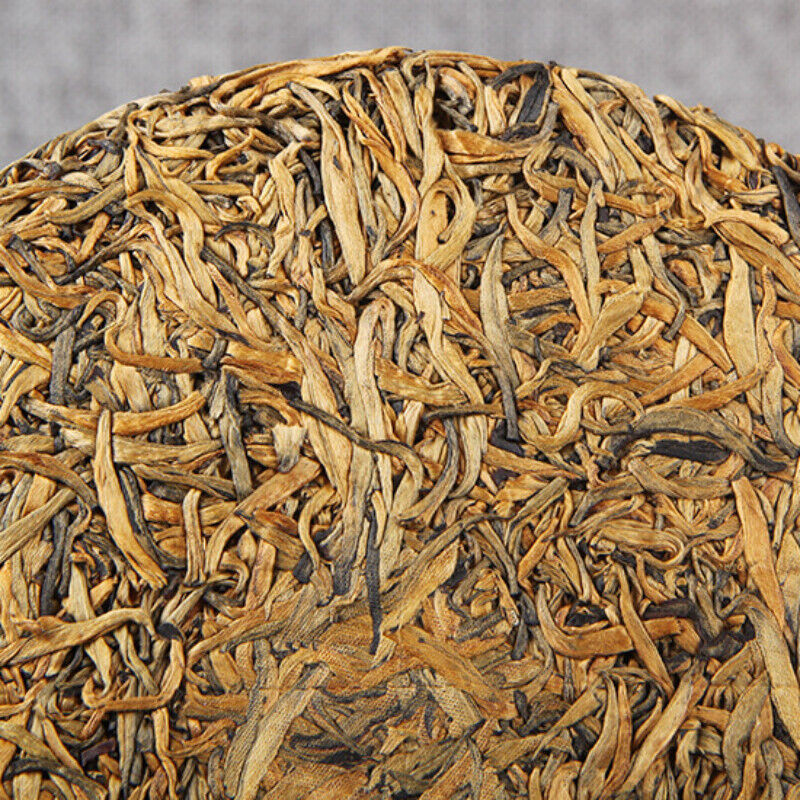 357g Top Honey Fragrant Yunnan Dianhong Black Tea Cake Golden Bud Dian Hong Tea
