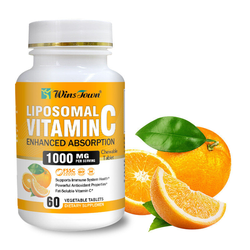 Winstown Vitamin C 1000mg Tablets Multvitamin Candy Immune 60 Tablets/bottle Main image