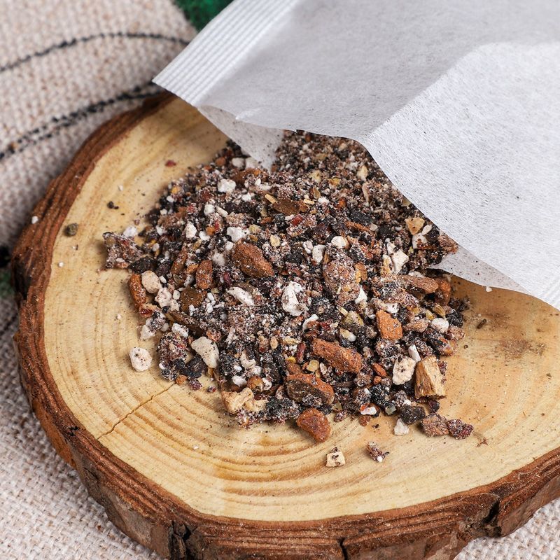 Shan Zhu Yu Ginseng Mulberry Pueraria Raspberry Herbal Tea Health Blend