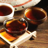 Ripe Puer Tea Puerh Tea,ansestor Antique Honey Sweet Dull-red Puerh Tea 357g