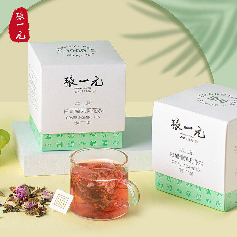 Premium White Grape Jasmine Tea Bags Afternoon Fruit Tea Cold Brew 30g (10 Bags) Main image