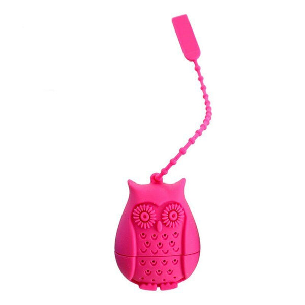Tea Strainer Silicone Filter Coffee Tea Infuser Useful Owl Loose Tea Diffuser