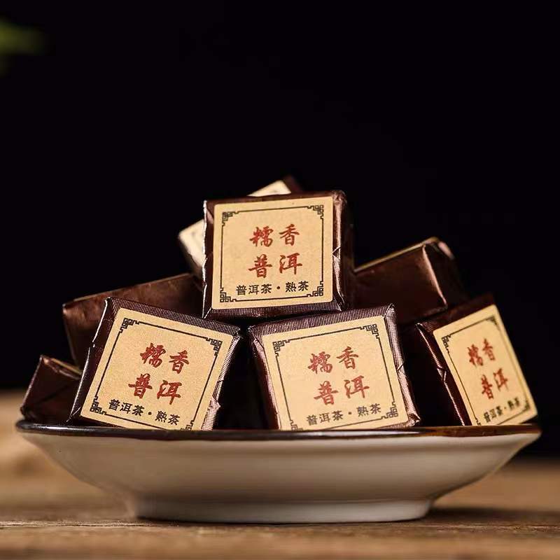 500g Aged Glutinous Rice Fragrant Ripe Pu'er Xiaotuo Tea Premium Mini Brick