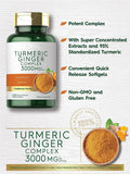 Turmeric Curcumin 2400mg | 180 Capsules | Non-GMO, Gluten Free