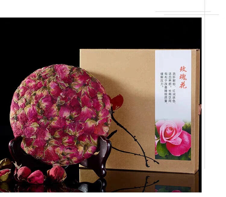 Dried Flower Tea Cake 200g Natural and Healthy Dried Flower Tea Rose Flower Cake