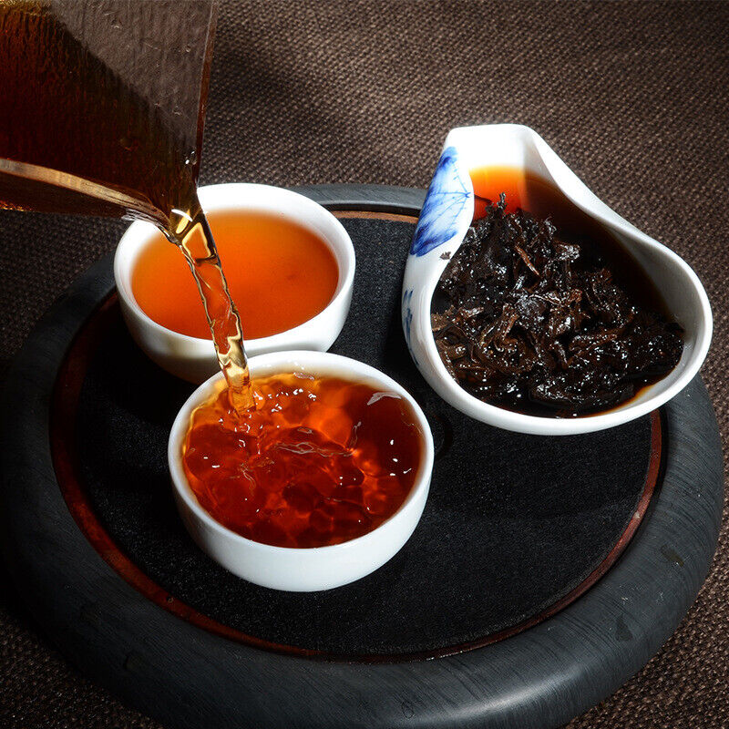 Yunnan Pu'er Tea Cooked Tea Brick Tea Yiwu Ancient Tea Brick 250g/8.8oz