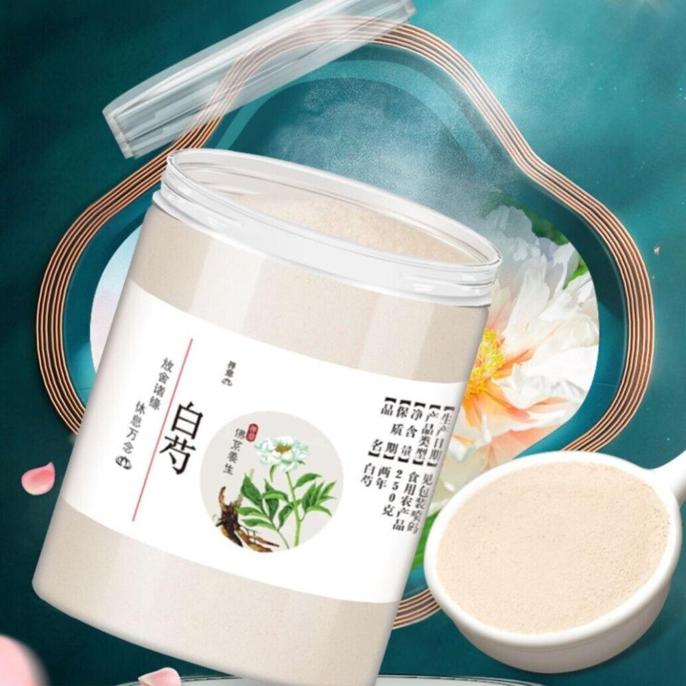 250g Organic Peony Root Powder | Paeonia Lactiflora Bai Shao Chinese Herbal Main image