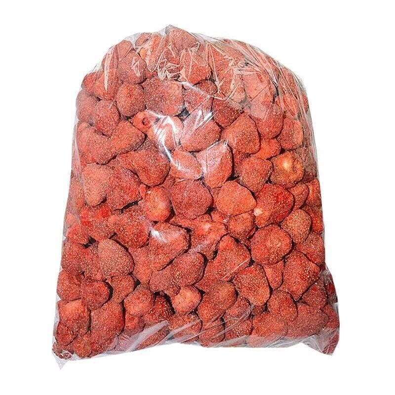 Natural Freeze-Dried Strawberry Bits - 500g, Crispy & Delicious