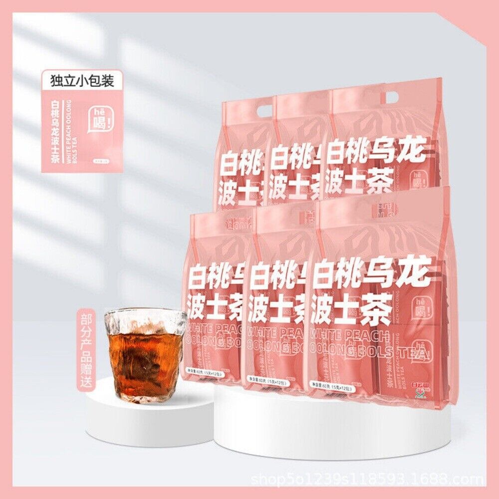 White Peach Oolong Tea 60g Fruity Aromatic Relaxing Afternoon Tea Bags Premium