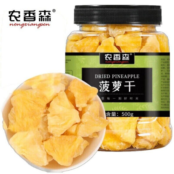 Natural Dried Pineapple Slices 500g Sweet Tropical Infused Water Healthy Snack