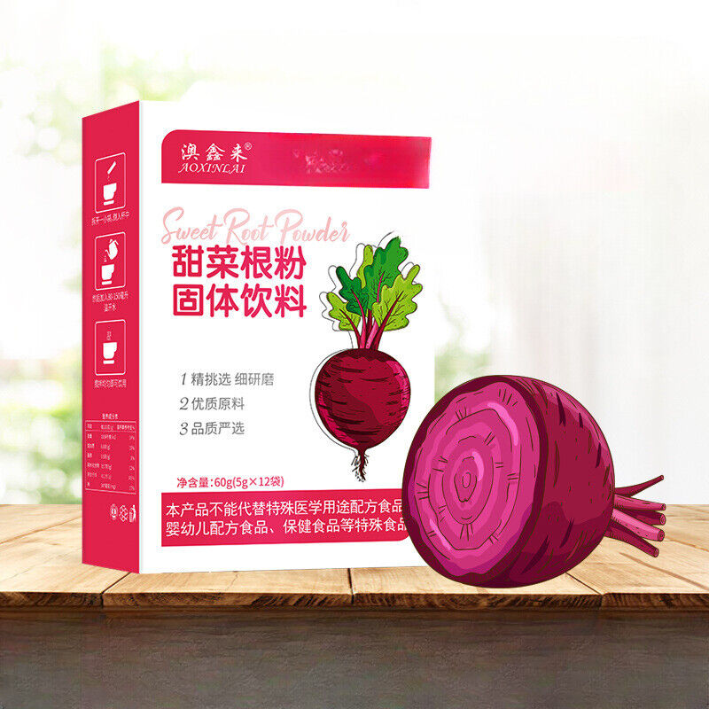 Red Beetroot Powder Iron Folic Acid Nutritional Fruit &Vegetable Powder 5g*12bag Main image