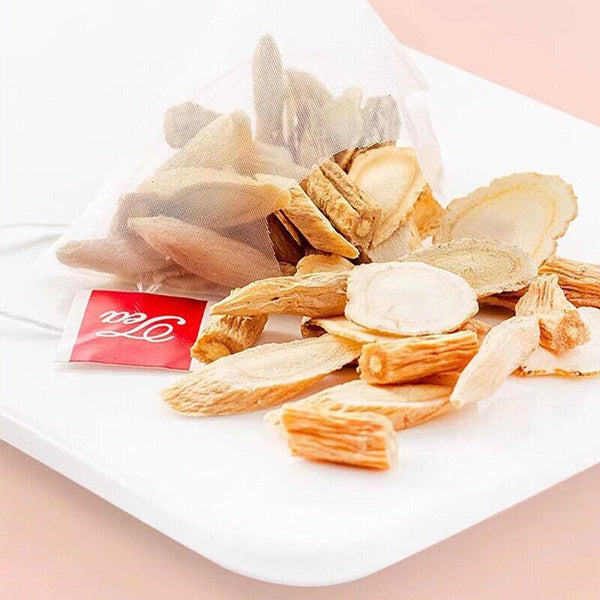 Codonopsis Astragalus Yuzhu American Ginseng Health Tea 7g*10 Yuanqi Sibao Tea